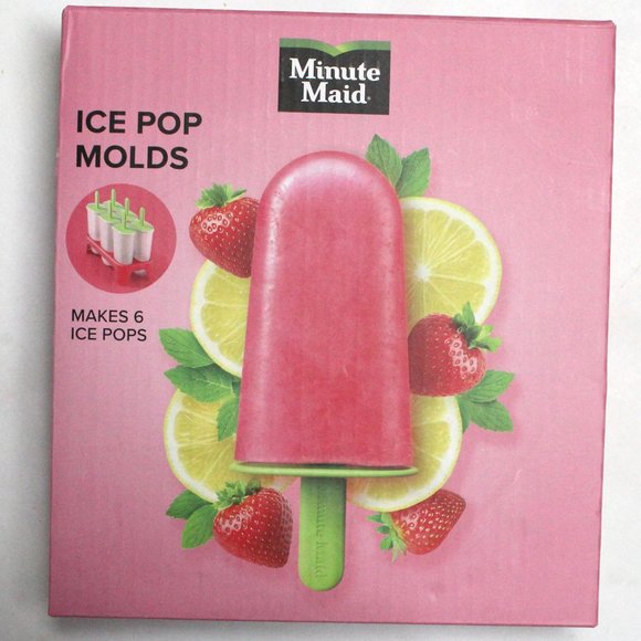 2 Boxes (6 Each = 12) Minute Maid Ice Pop Molds in Unopened Box - Picture 3 of 6